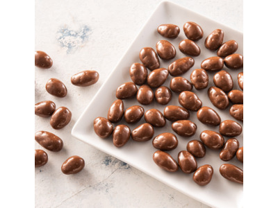 Chocolade amandelen melk verpakt per 150gr