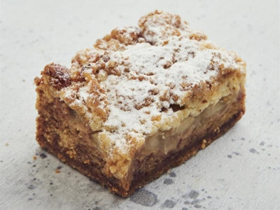 Appel-kaneelcake gebakje