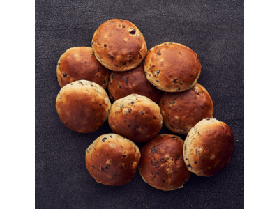 Mini Krentenbollen per 10 verpakt 