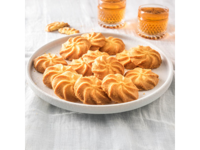 Sprits koekjes verpakt