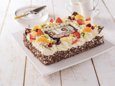 Fototaart slagroom 12 pers.