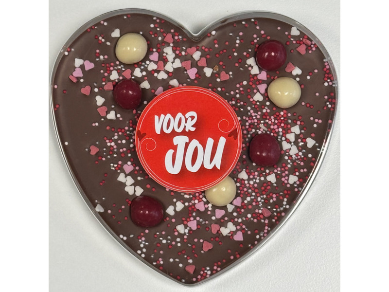 Gegoten hart 'Voor jou' -  Afbeelding 1